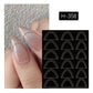 Cut-Out Stencil Stickers for Nail Art Airbrushing