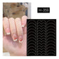 Cut-Out Stencil Stickers for Nail Art Airbrushing